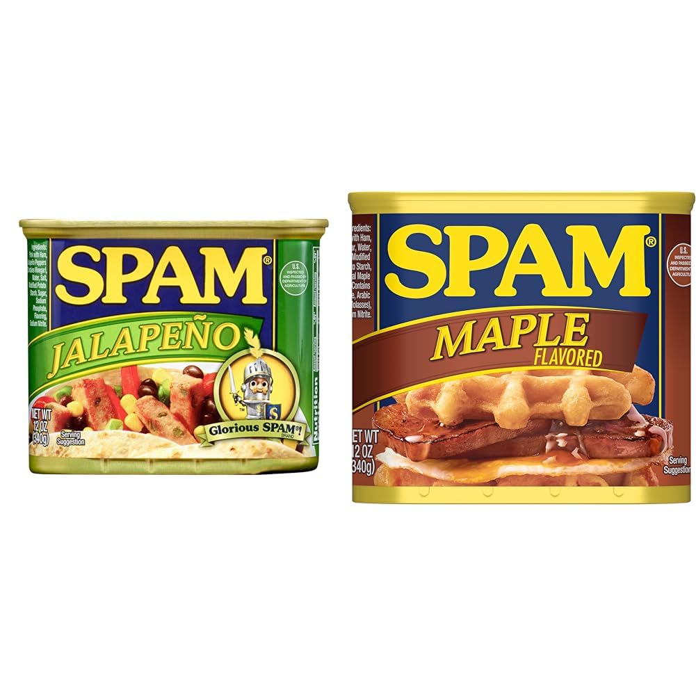 SPAM Jalapeño and SPAM Maple, 12 Ounce Can