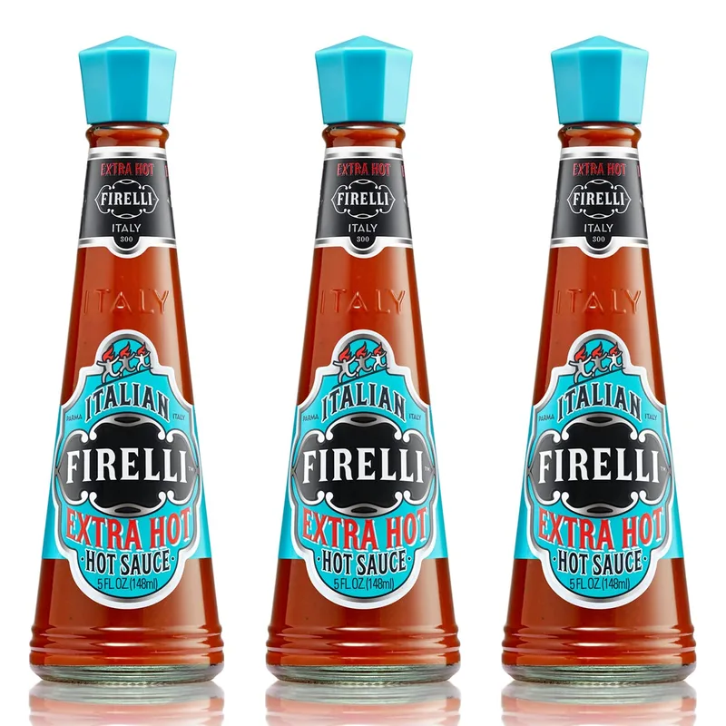 Extra Hot Italian Hot Sauce Pack of 3 Perfect Kick for Pizza