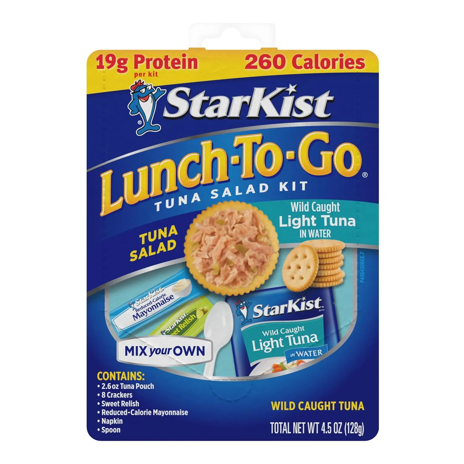 Lunch To-Go Chunk Light Mix Your Own Tuna Salad 4.1 Ounce